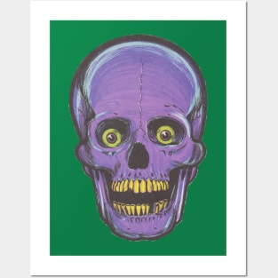 Skull [Purple] Posters and Art